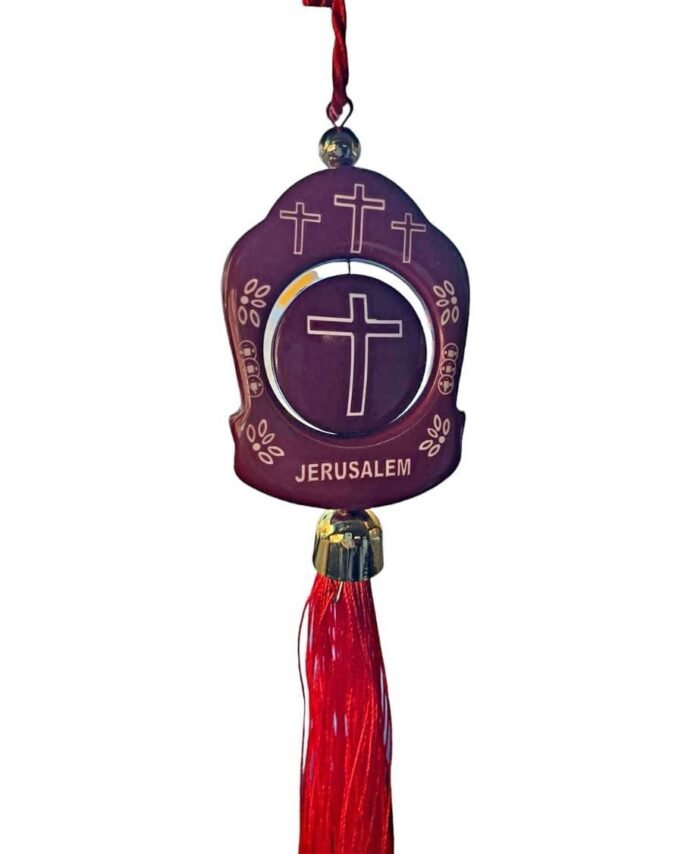 Jerusalem Cross with Unique Spinning Center
