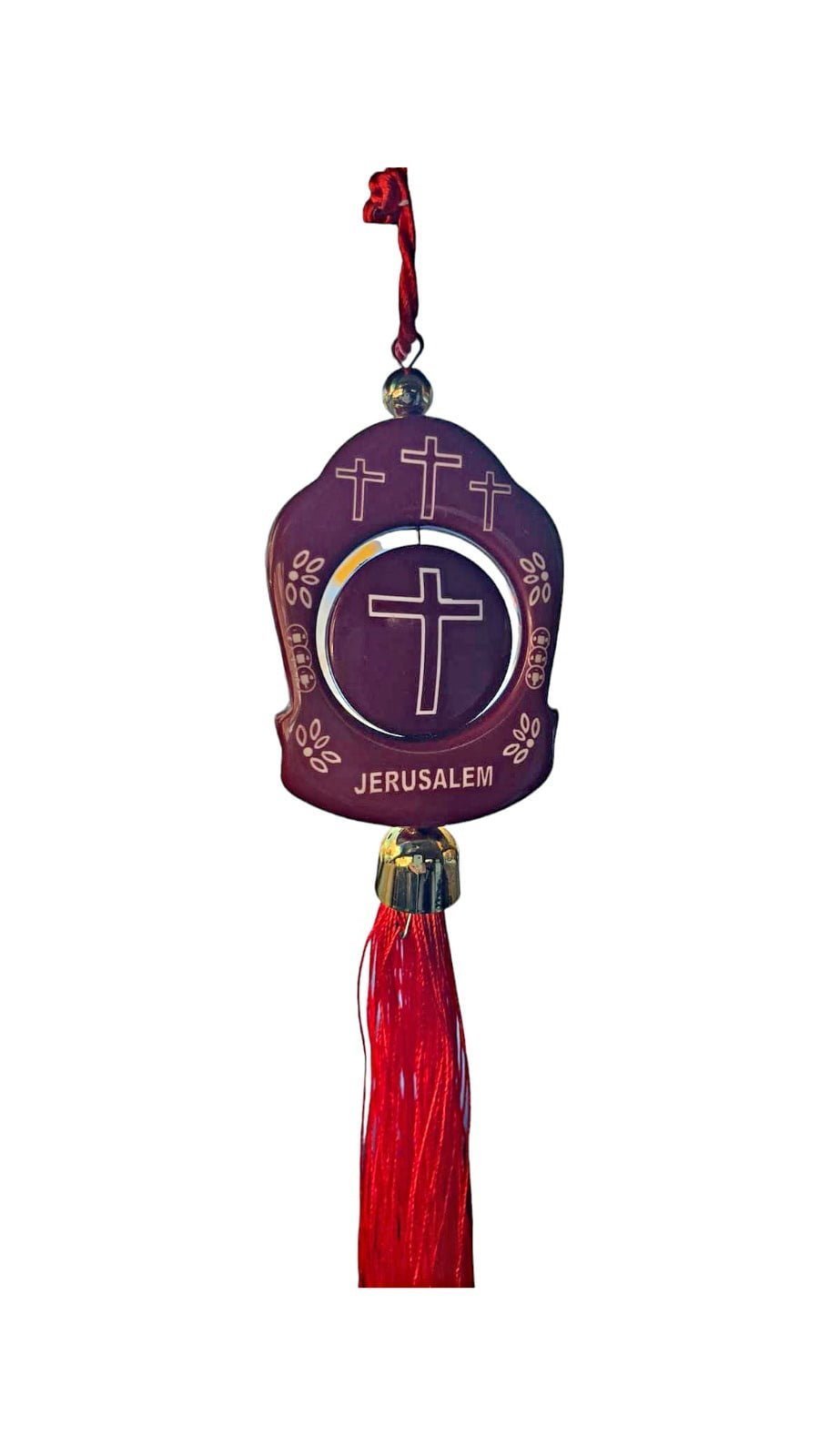 Jerusalem Cross with Unique Spinning Center