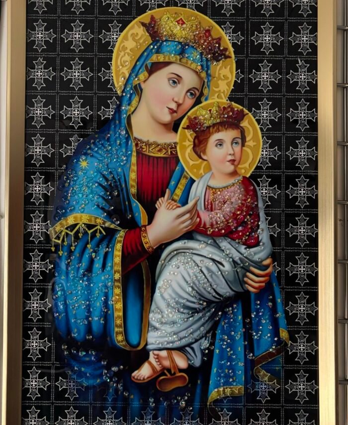 Elegant St. Mary and Christ Portrait: Perfect for Your Home