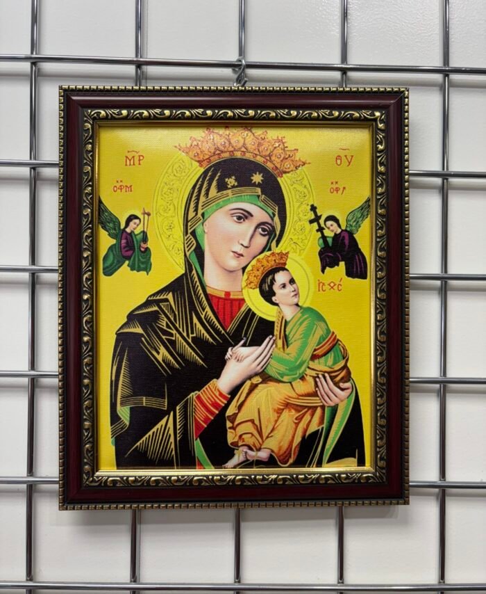 St. Mary - Unique Printed Fabric with Frame