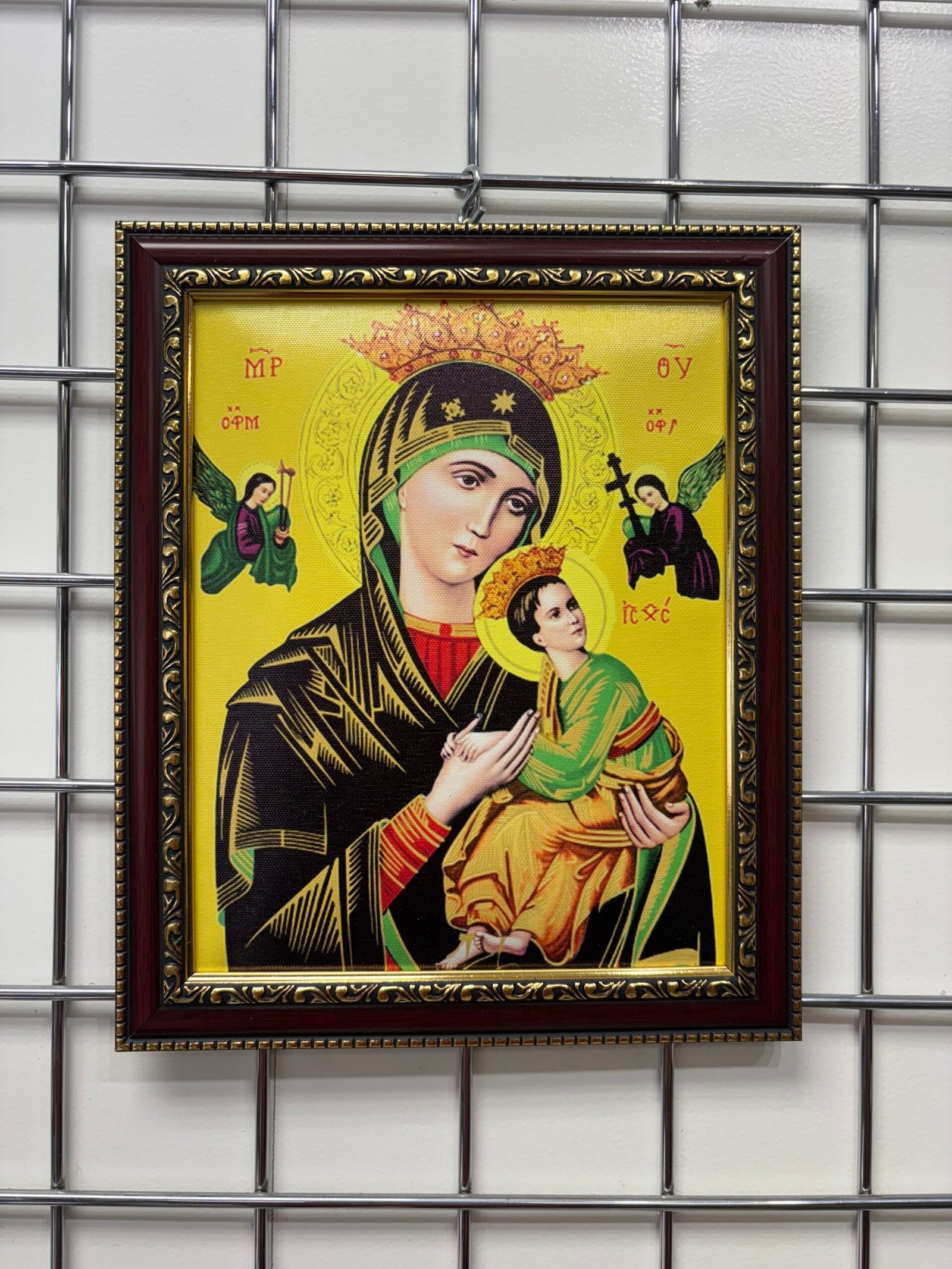 St. Mary - Unique Printed Fabric with Frame