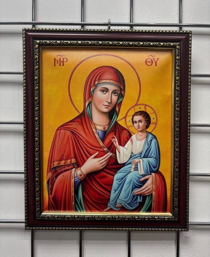 St. Mary - Unique Printed Fabric with Frame - Design #2