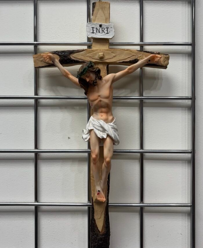 Elegant Porcelain Cross Design#2 with Metallic Hook